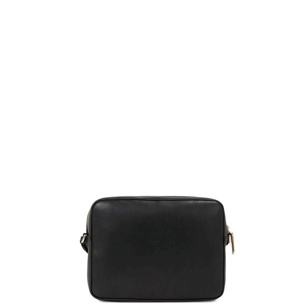 Calvin Klein White Leather Logo Fold Over Flap Crossbody Bag EUC | eBay