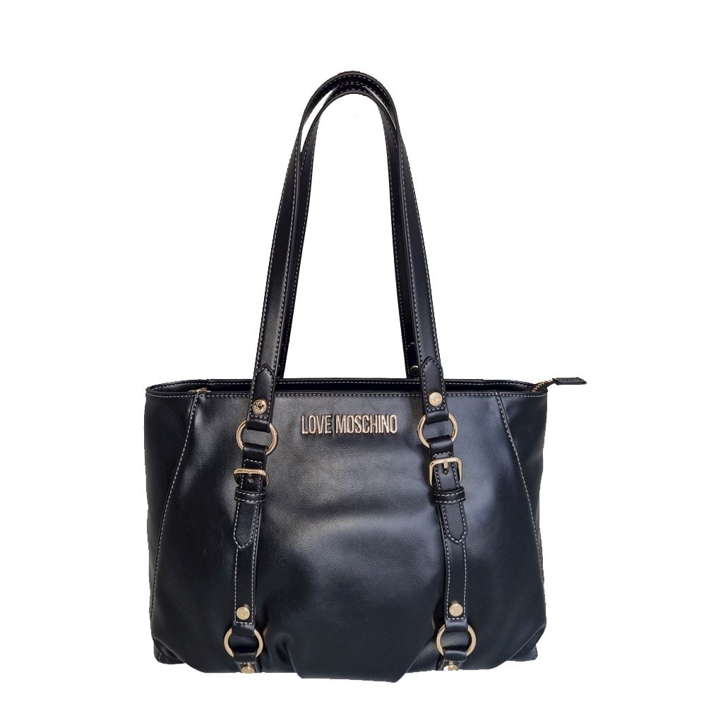 Shopping Bag Love Moschino Belted Line JC4219HKI0000 Black