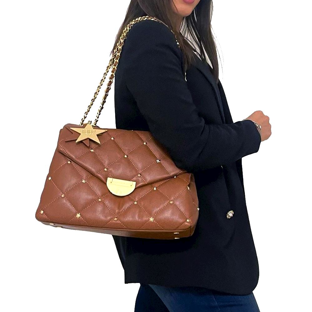 Medium Shoulder Bag L'Atelier Du Sac 15810 Rebel Goldy Holi Cuoio