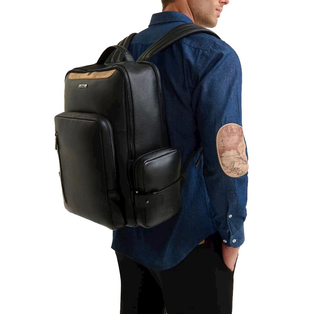 Zaino / Borsa da Viaggio Alviero Martini I^ Classe Beta Leather