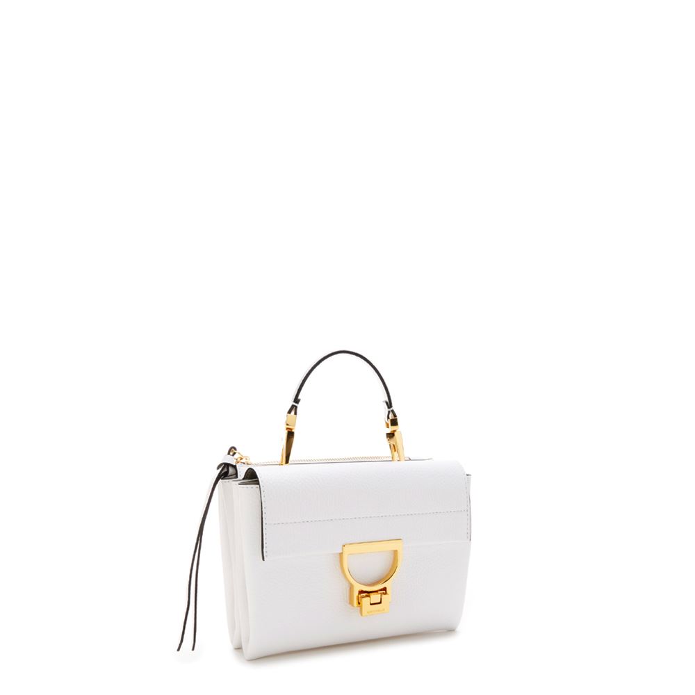 Small Hand Bag with Shoulder Strap Coccinelle ARLETTIS E1MD555B701 H13 Brilliant White