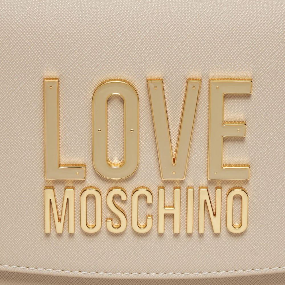 【関税&送料込】Moschino Pouch With Logo Love Moschino Women's Logo Clutch Bag - Black