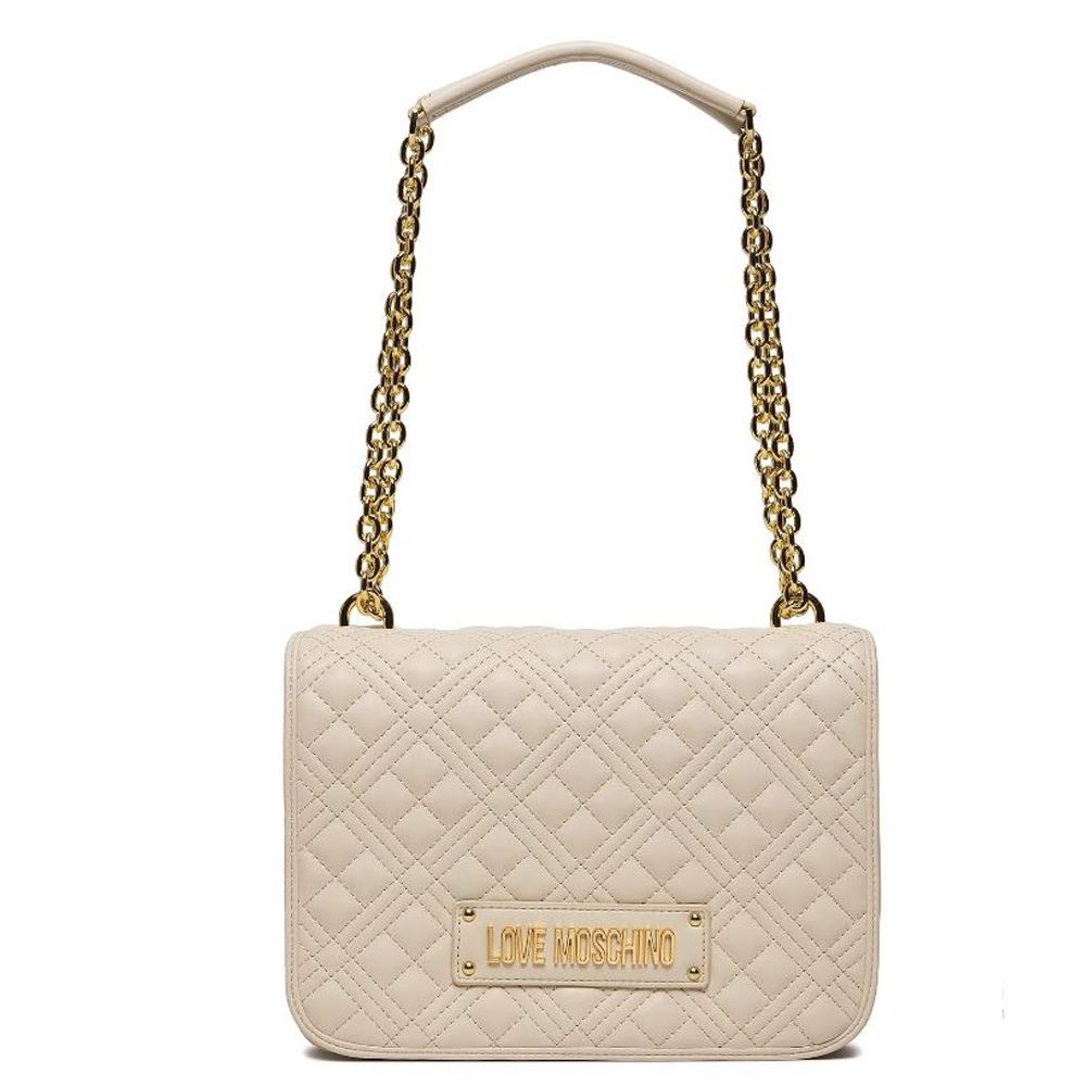 Shoulder Bag Love Moschino Quilted Line JC4000PP1ILA0110 Ivory
