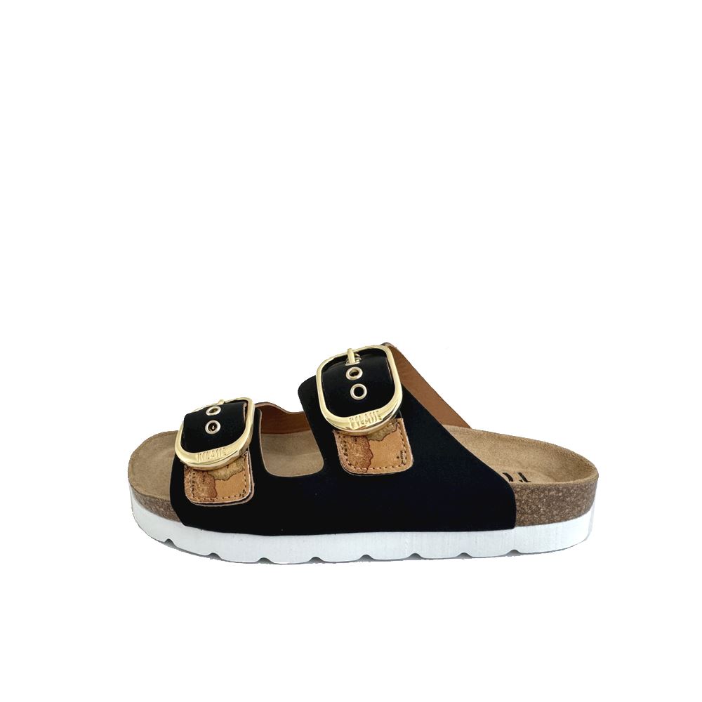 Ciabatte con borchie e fibbie new arrivals