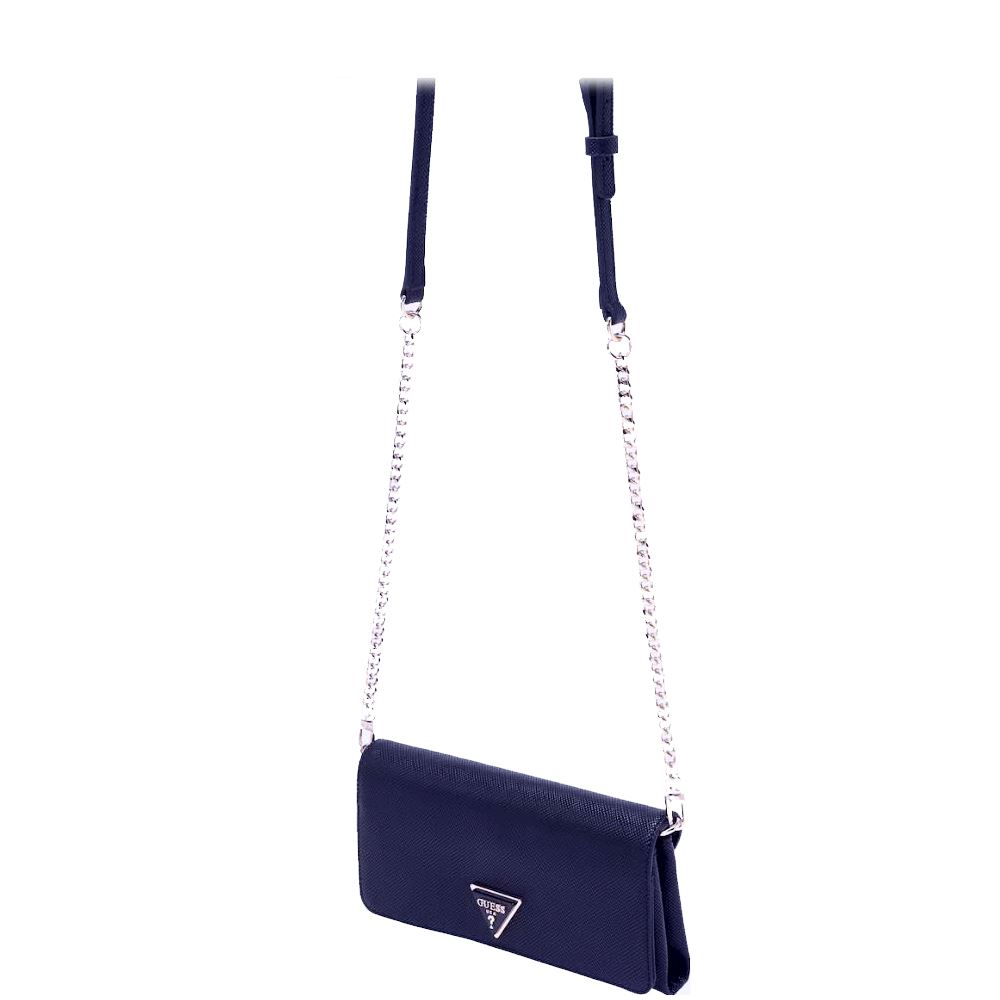 Pochette con Portacarte Guess Noelle ZG787975 Navy Borse Vendita borse in pelle e accessori moda a Coriano di Rimini Pelletteria Casadei