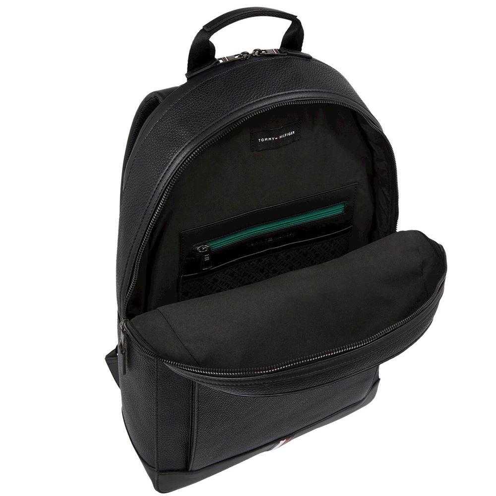 Leather Backpack Hilfiger Rucksack Herren Tommy Hilfiger Men's