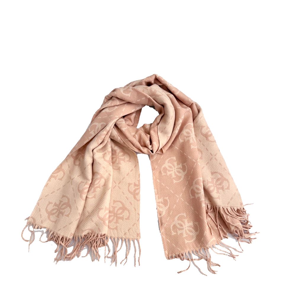 Scarf Guess AW5217VIS03 Logo Powder Pink