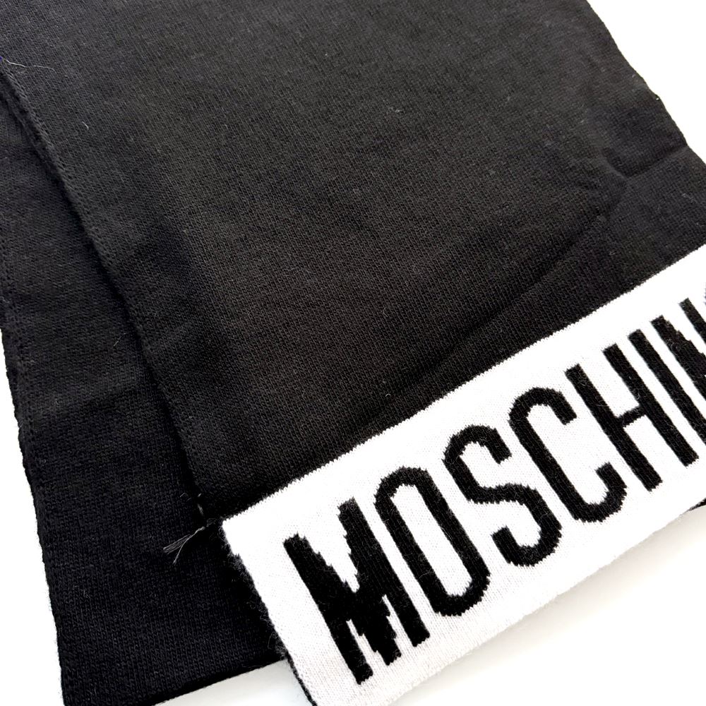 Sciarpa Moschino 30808 M3137 016 Nera Tessile - Vendita borse in