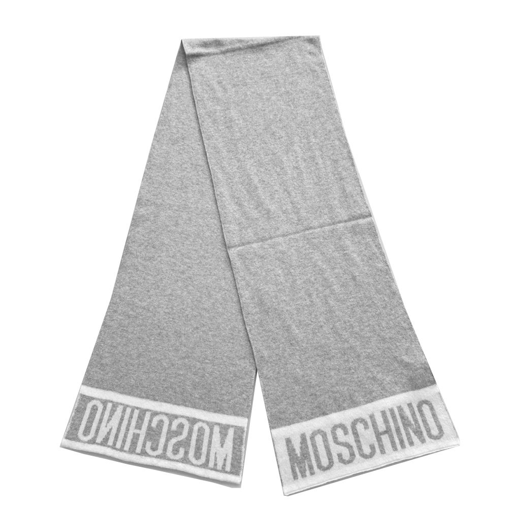 Foulard Carré Moschino Authentique En Soie - Motif Journal Géométrique, Style Gavroche