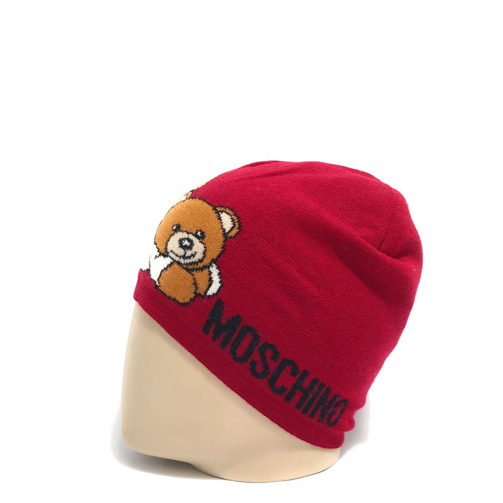Moschino Logo Virgin Wool Blend Heart Hat Never Used Moschino wool hat - Gem main image 2
