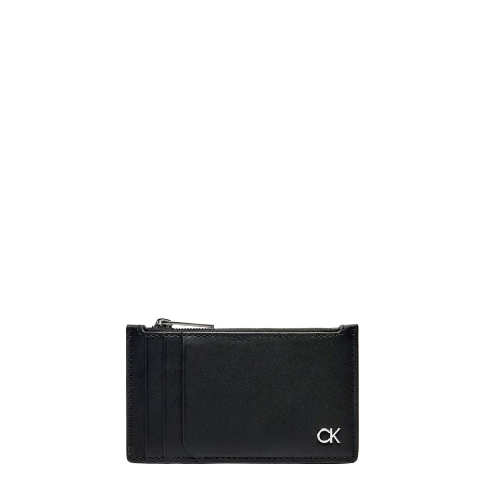 Men's Card Holder Calvin Klein K50K512287 BEH Black Smooth Wallets