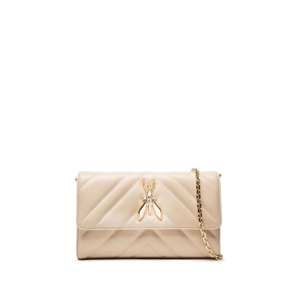 Pochette Patrizia Pepe in Pelle CB9798/L004 - B732 Ocean Sand Borse -  Vendita borse in pelle e accessori moda a Coriano di Rimini - Pelletteria  Casadei