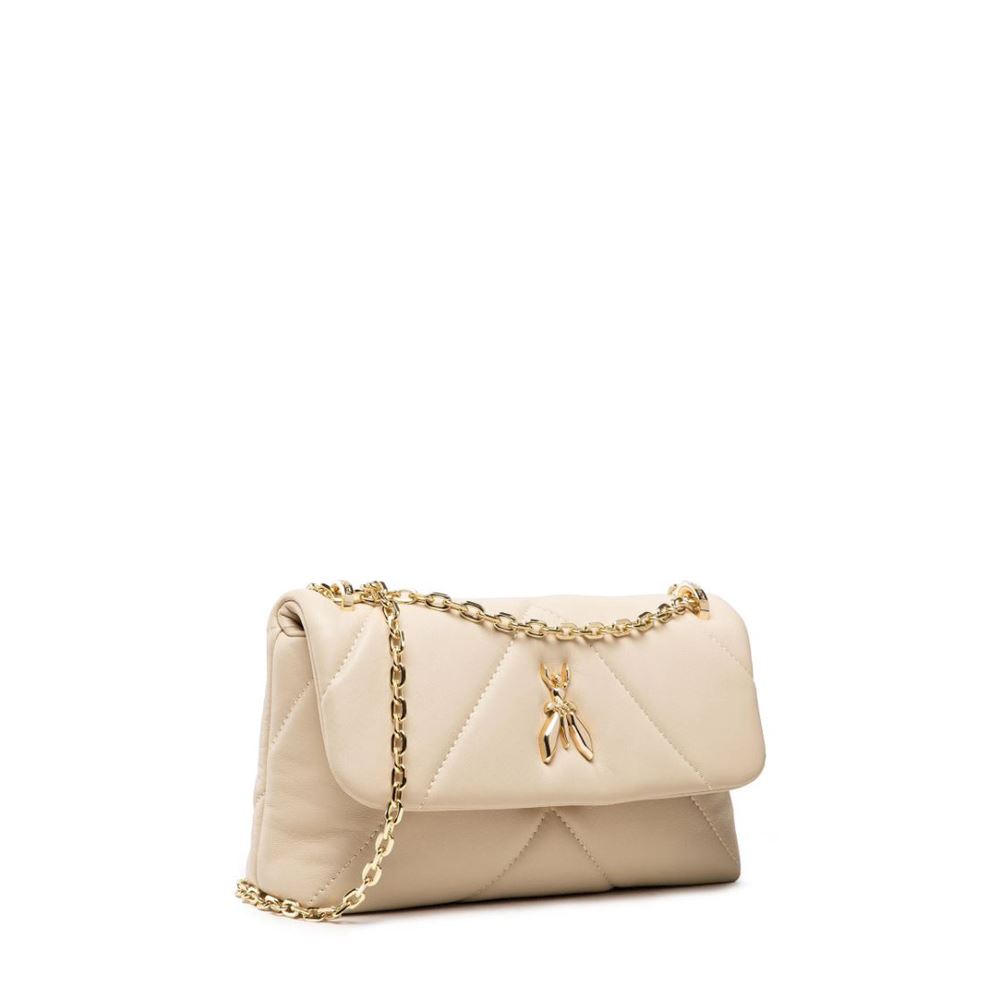 Clutch Bag Patrizia Pepe White Bag Clutch Patrizia Pepe Leather