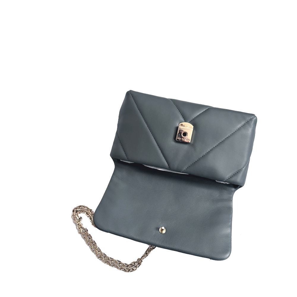 Clutch Patrizia Pepe Leather CB0084/L006 G600 New Urban Green