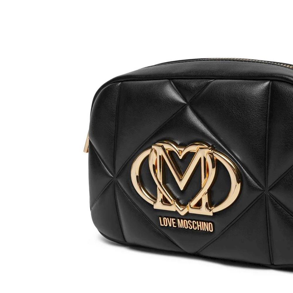 LOVE MOSCHINO JC4038PP1MLC0000 関税送料込 Tracollina Love Moschino Embossed JC4038PP1MLC0000 Nero