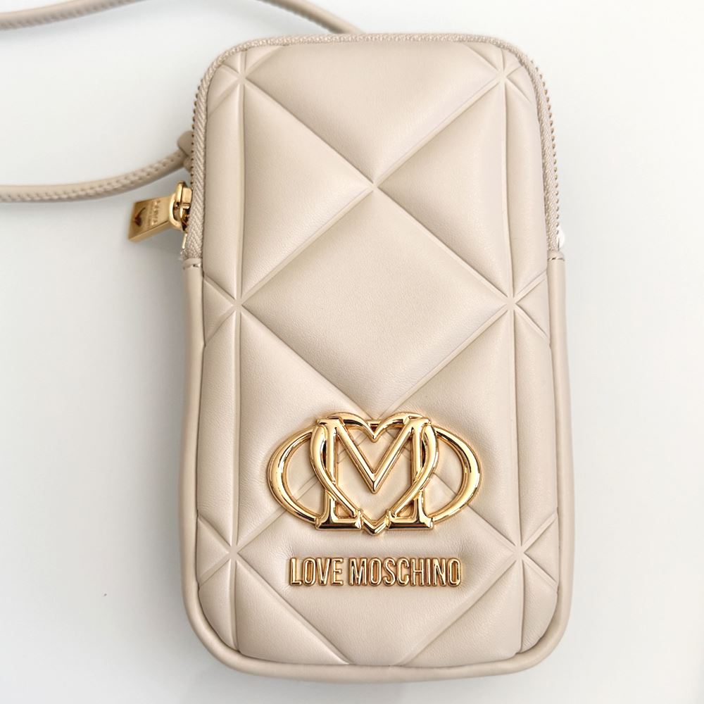 モモモカ様・Phone porch love(natural.gold) Épure Phone case with leather lace - Leather | Longchamp BR