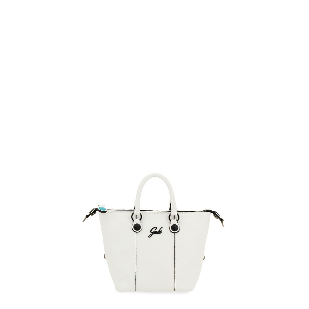 Borsa Gabs G3 Plus Mini tg S Bull Black White Borse Vendita
