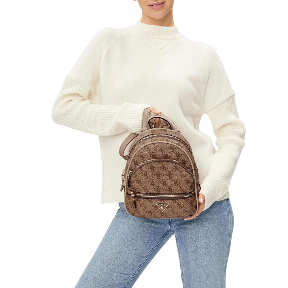 Backpack Zaino Guess Pelle Guess Manhattan Small Backpack SG699432