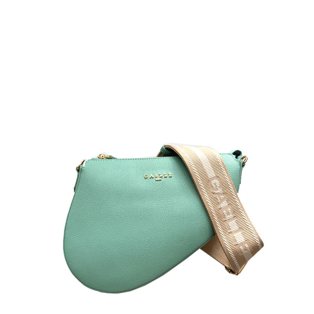 Tracolla a Sella Gaelle Paris GAACW02216 Verde Acqua Borse