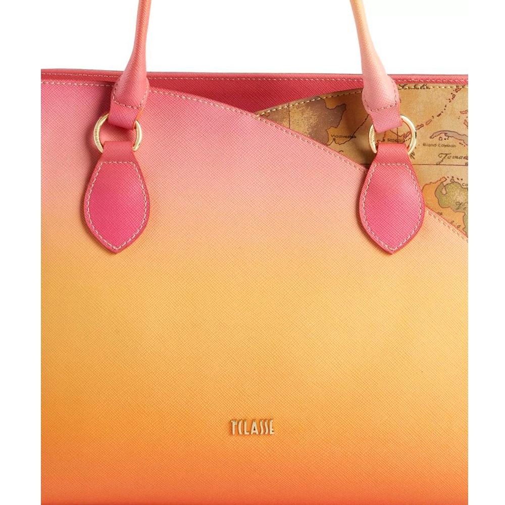Medina Stock Borse Pelle Tracolla Borsa Prima Classe Rosa Geo