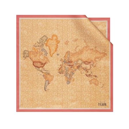 Foulard Alviero Martini En Mousseline De Soie (chiffon) - Occasion