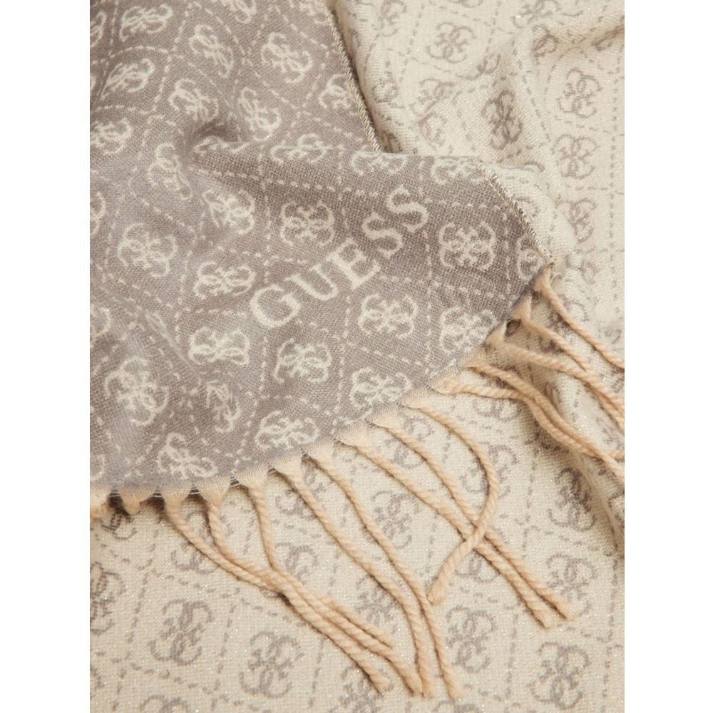 Scarf Guess AW5423POL03 Logo Grey-Beige