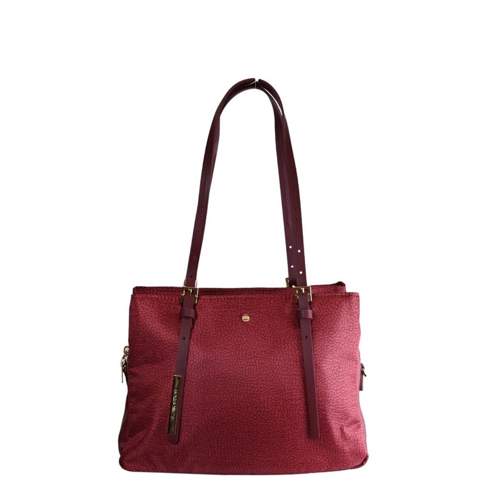 Shopping Bag Medium Borbonese L Ecole 933777AH1027 Merlot