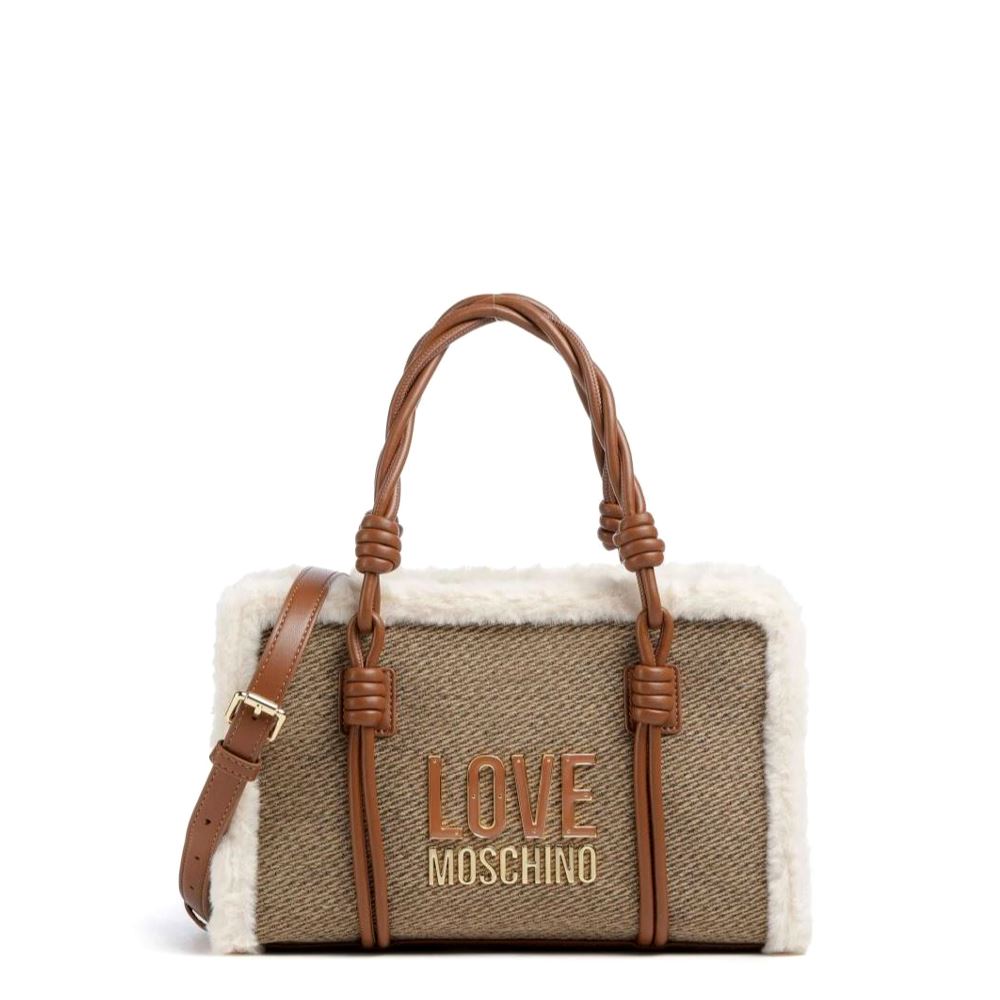 Love Moschino Wintery JC4387PP0NKH120A Natural Leather Handbag