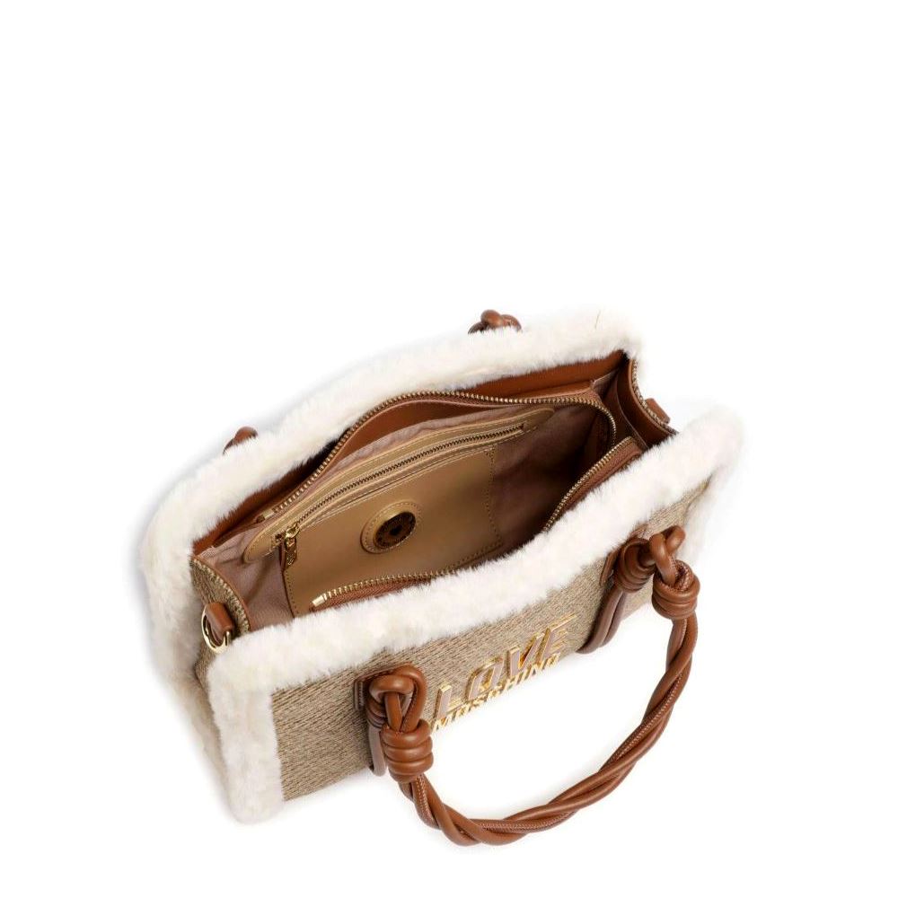 Love Moschino Wintery JC4387PP0NKH120A Natural Leather Handbag