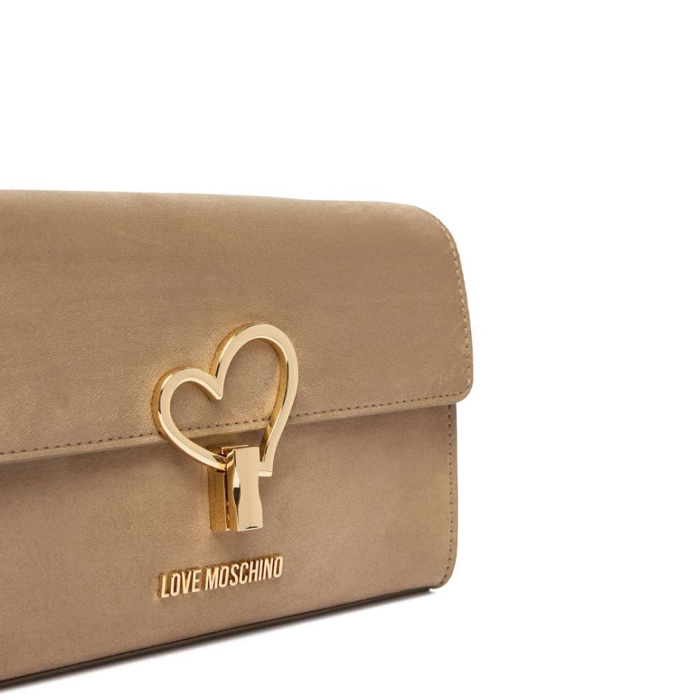 Love Moschino Velour Clutch JC4327PP0NKX0105 Sand Bags - Vendita