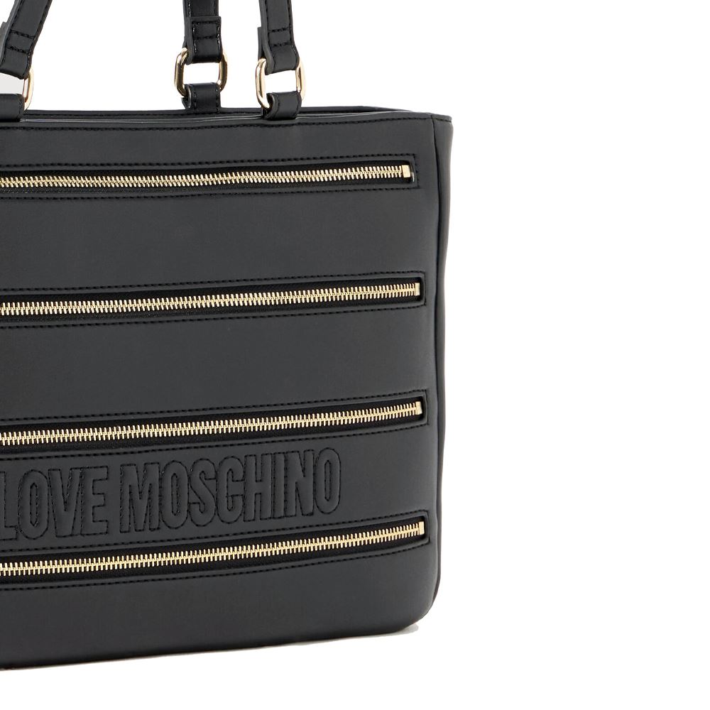 Shopper Love Moschino Zipline JC4342PP0NKA0000 Nero Borse