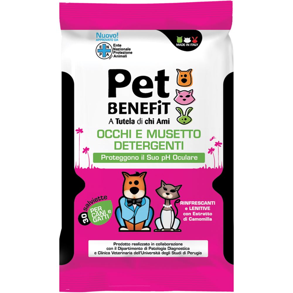 Pet Benefits 30 Cleansing Wipes Eyes And Nose Of Dogs And Cats Hygene Shopping Online Di Elettronica Oggetti Per Il Benessere E Per La Casa