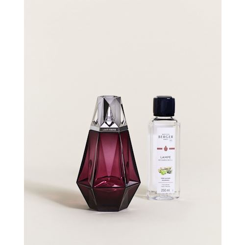 MAISON BERGER, Coffret Lampe Berger Spirale Transparente & parfum Air Pur  Neutre Essentiel, Les blancs