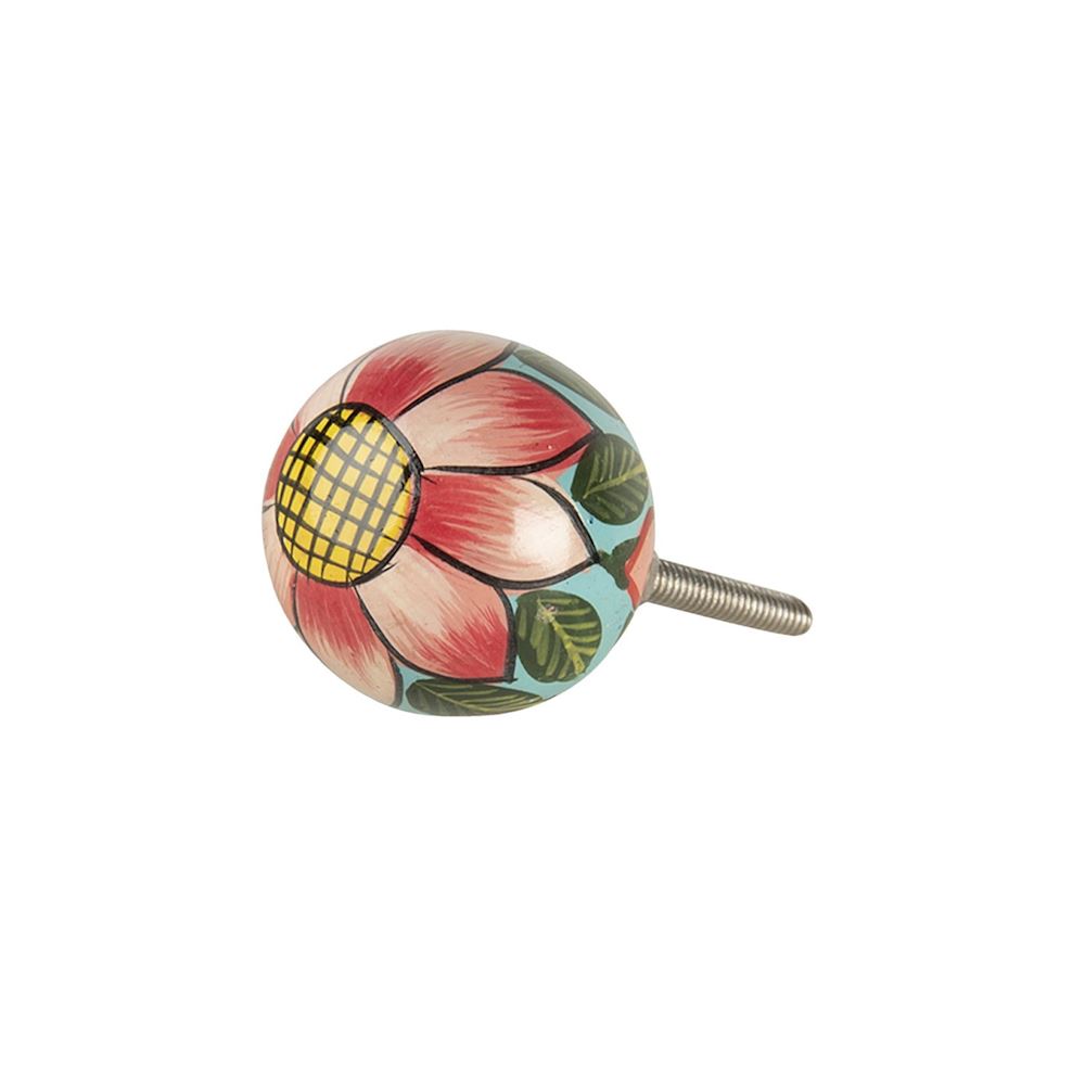 Pomello A Stella Filettato, Testa 50 Mm, Filetto M10x60 Mm, Metallo E Plastica, Argento/nero - 3