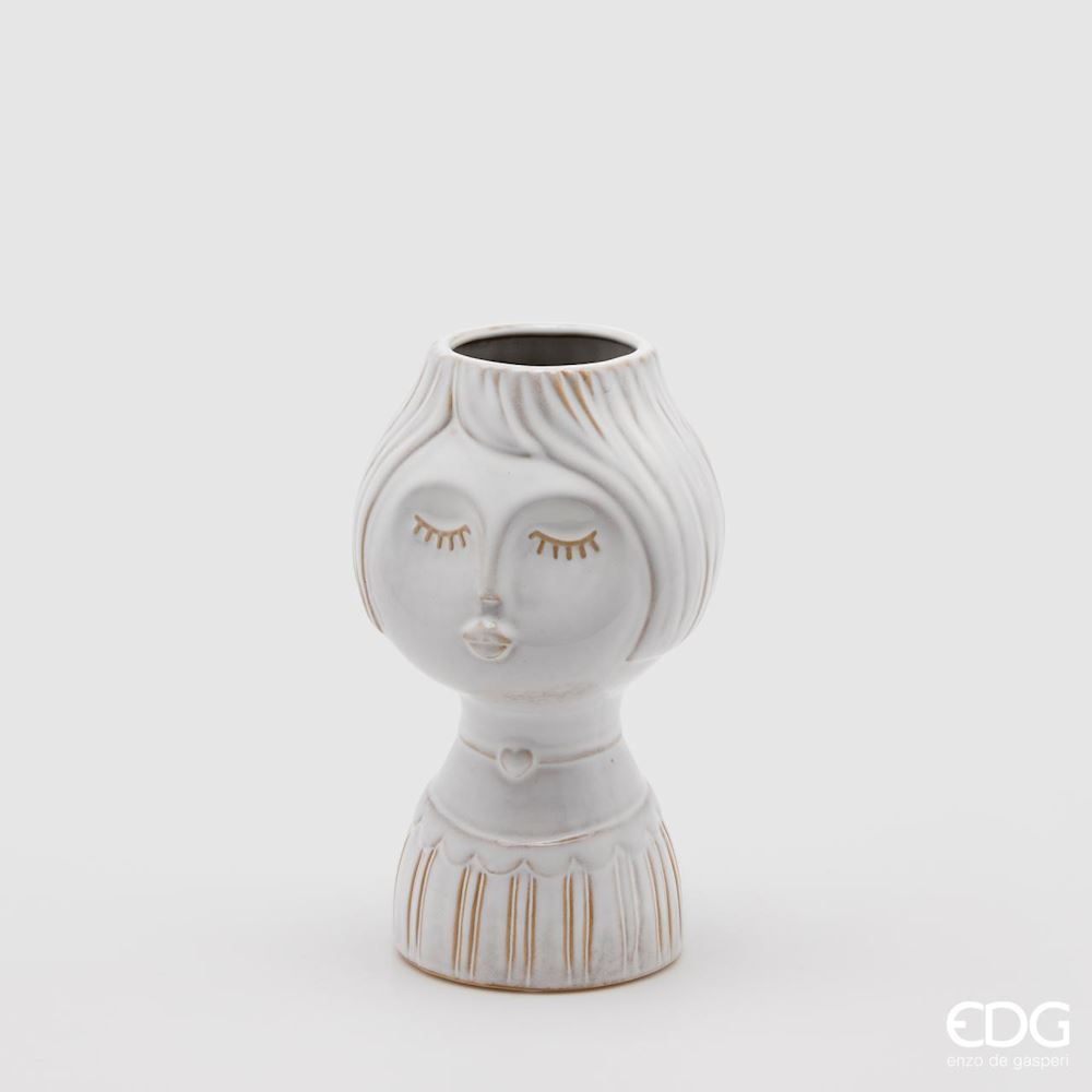 Edg Lady vase white Vases Room12 Prodotti per la casa e il giardino
