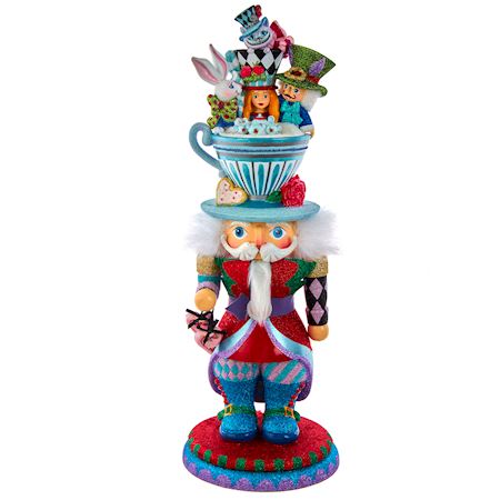Kurt Adler - Decorazione natalizia a forma di angelo in vetro trasparente, 4 cm, 8 pezzi