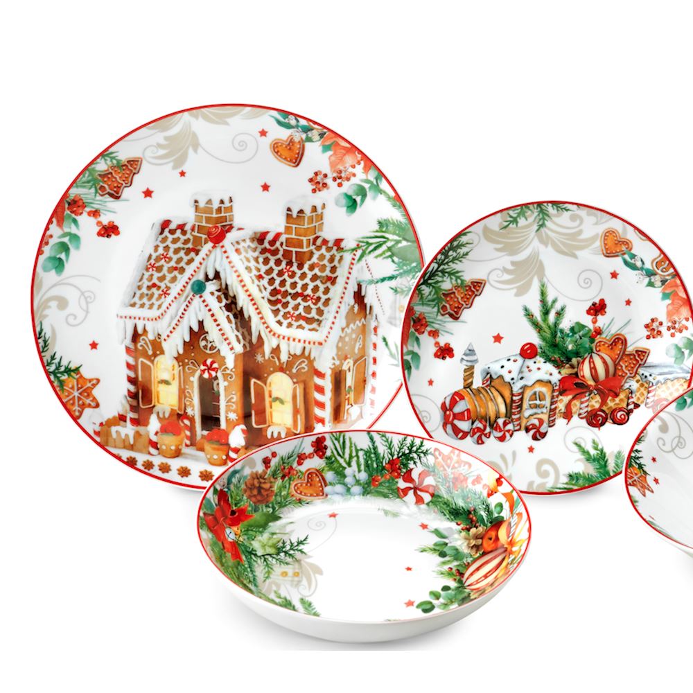 Gingerbread dinnerware shop