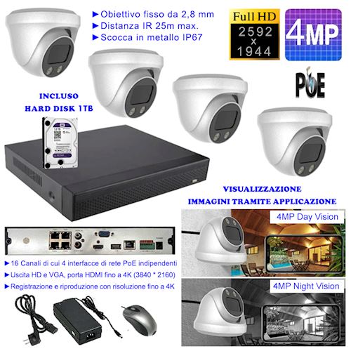 kit-4-telecamere-dome-con-risoluzione-4mpx-nvr-16-canali-di-cui-4-poe-4k-hard-disc-1tb