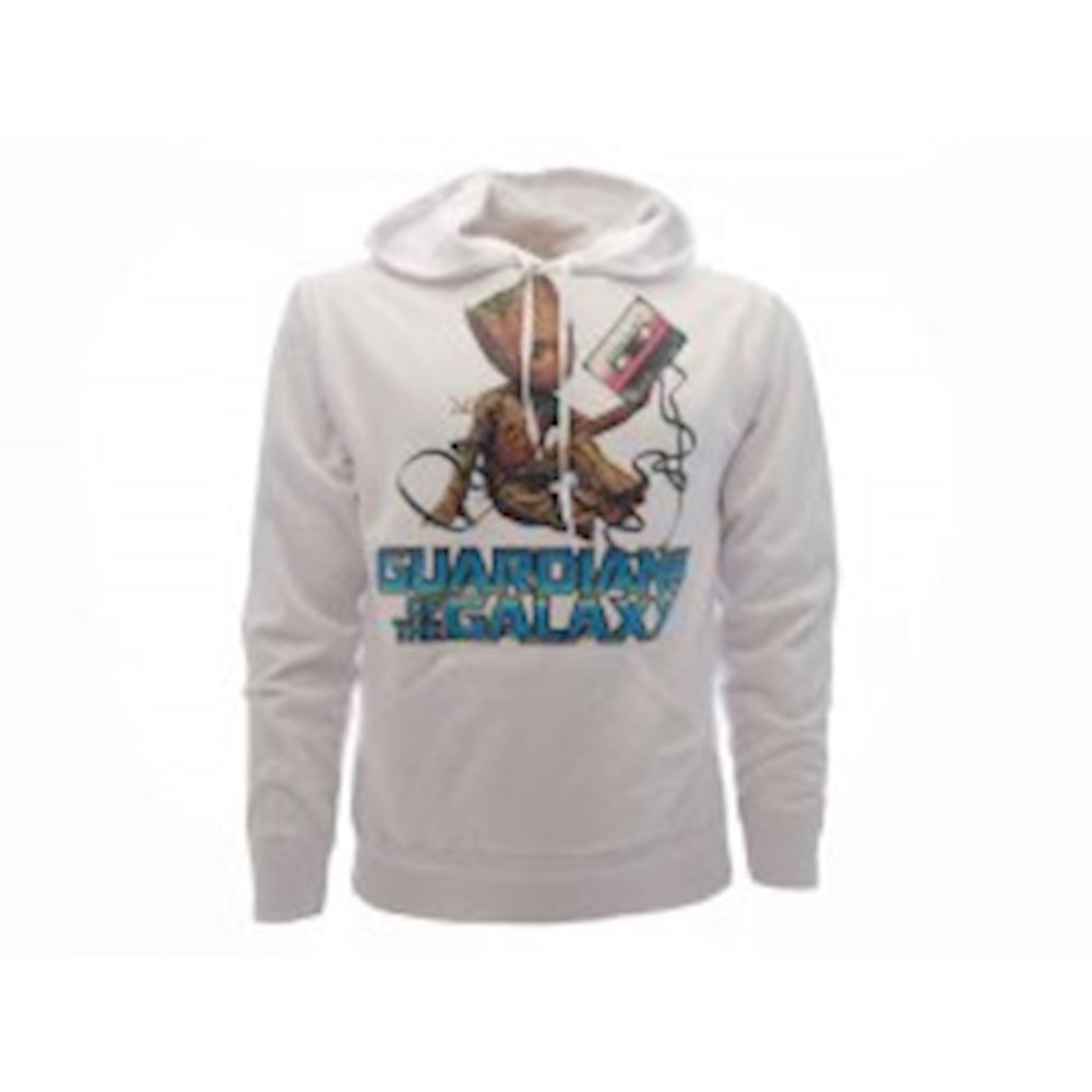 Felpa Guardiani della Galassia Groot originale ufficiale bianca