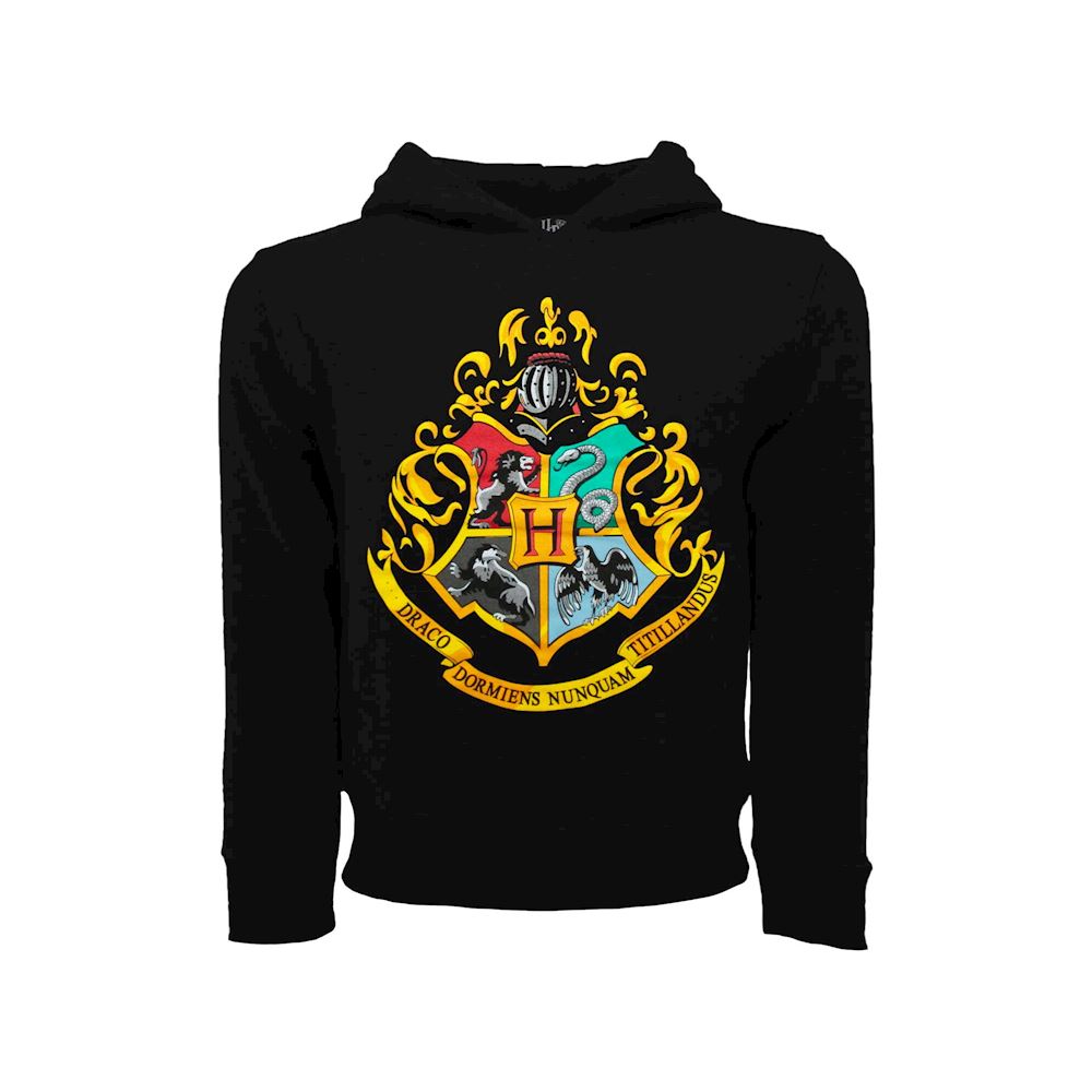 Felpa Harry Potter Stemma Hogwarts originale ufficiale Warner Bros Harry  Potter - Il miglior negozio di t-shirt a San Marino shop online