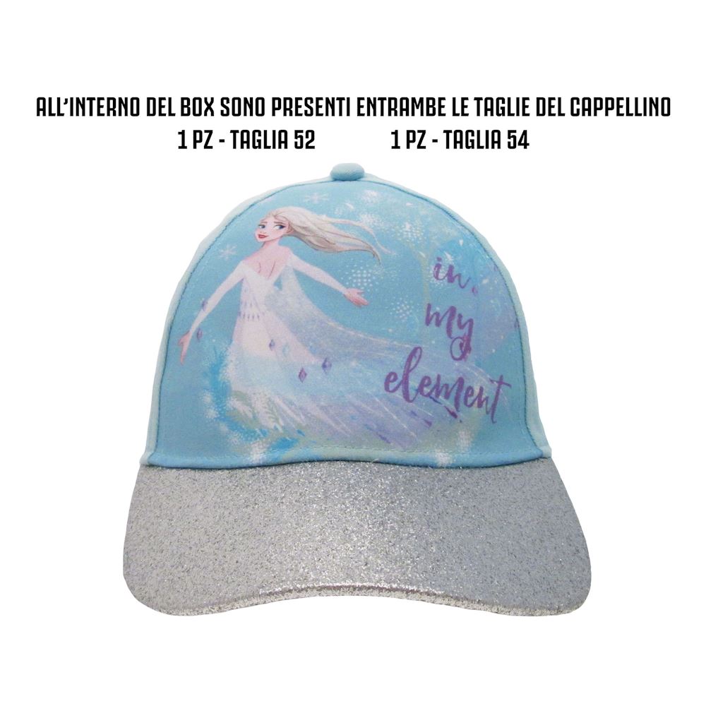 Box 2pz Cappello Frozen - In My Element - FROCAP7 BOX 2 product - Il migior  negozio di t-shirt a San Marino shop online