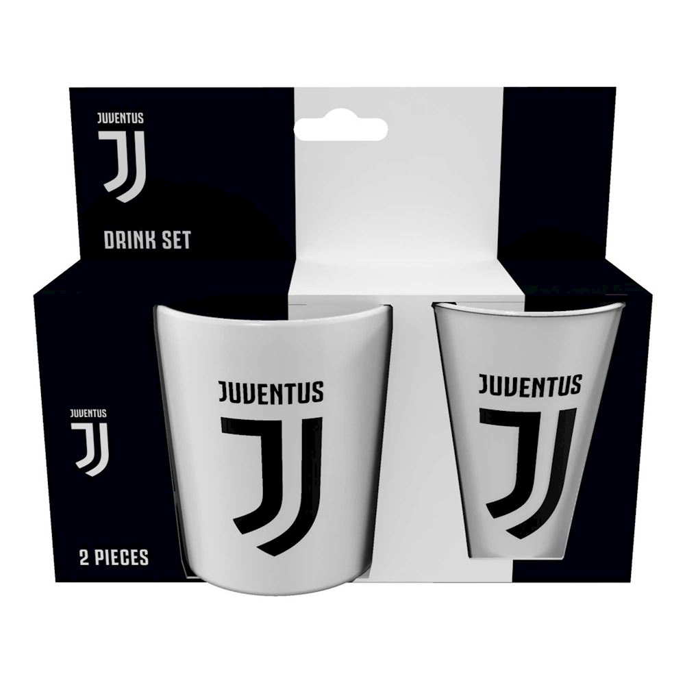 Set Gift tazza + bicchiere in Plastica Juventus FC - JUVSET1 Set Gift - Il  miglior negozio di t-shirt a San Marino shop online