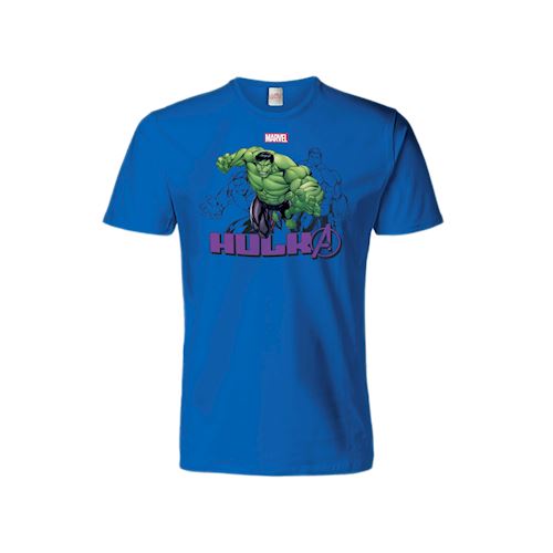 T-Shirt Hulk Marvel Avengers originale ufficiale blu maglia