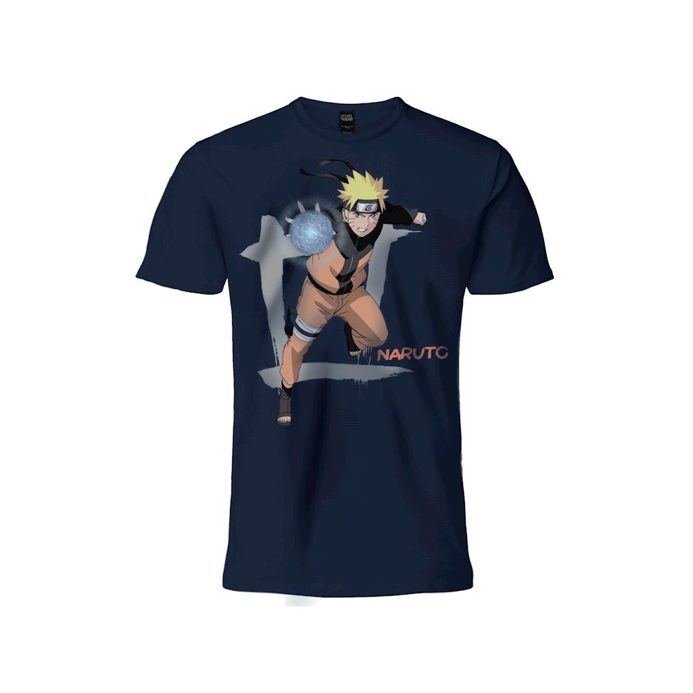 T-Shirt Naruto Boys originale ufficiale bambino bimbo blu navy maglia  maglietta T-SHIRT - Il miglior negozio di t-shirt a San Marino shop online