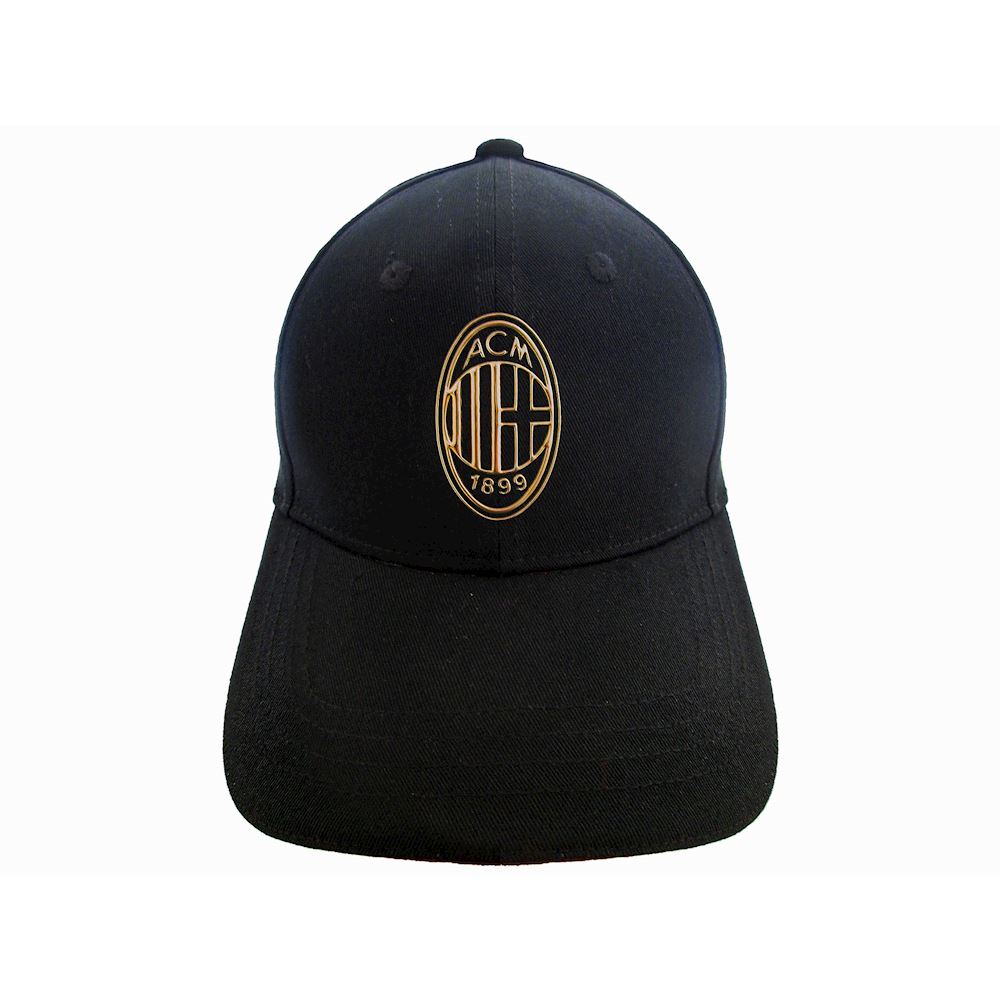 Cappello Ufficiale Milan - Logo in rilievo AC adulto regolabile
