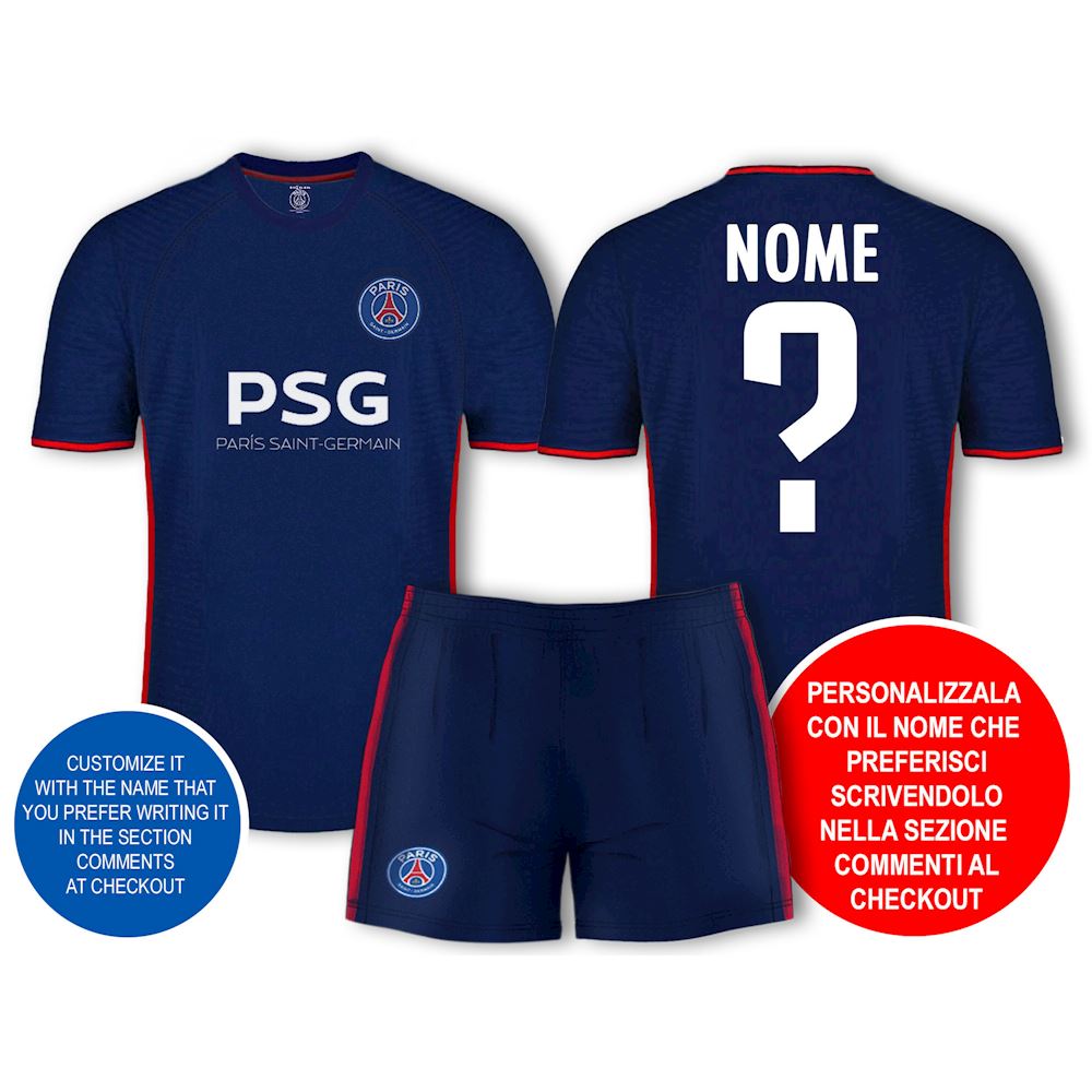 Tuta completa Paris Saint Germain adulto PSG ufficiale Paris Saint Germain  - Il miglior negozio di t-shirt a San Marino shop online