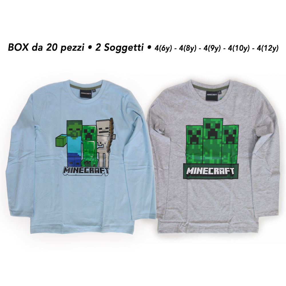 Maglietta Ufficiale Minecraft Creeper Verde - Cotone 100% - Unisex - Foto 6