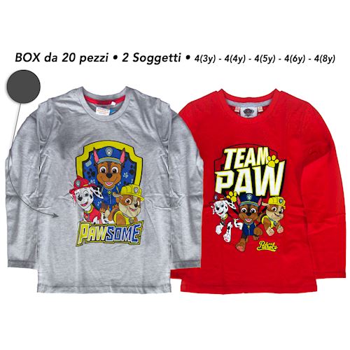 Maglietta Paw Patrol Per Bambini - Design Avventura Con Cuccioli Eroi