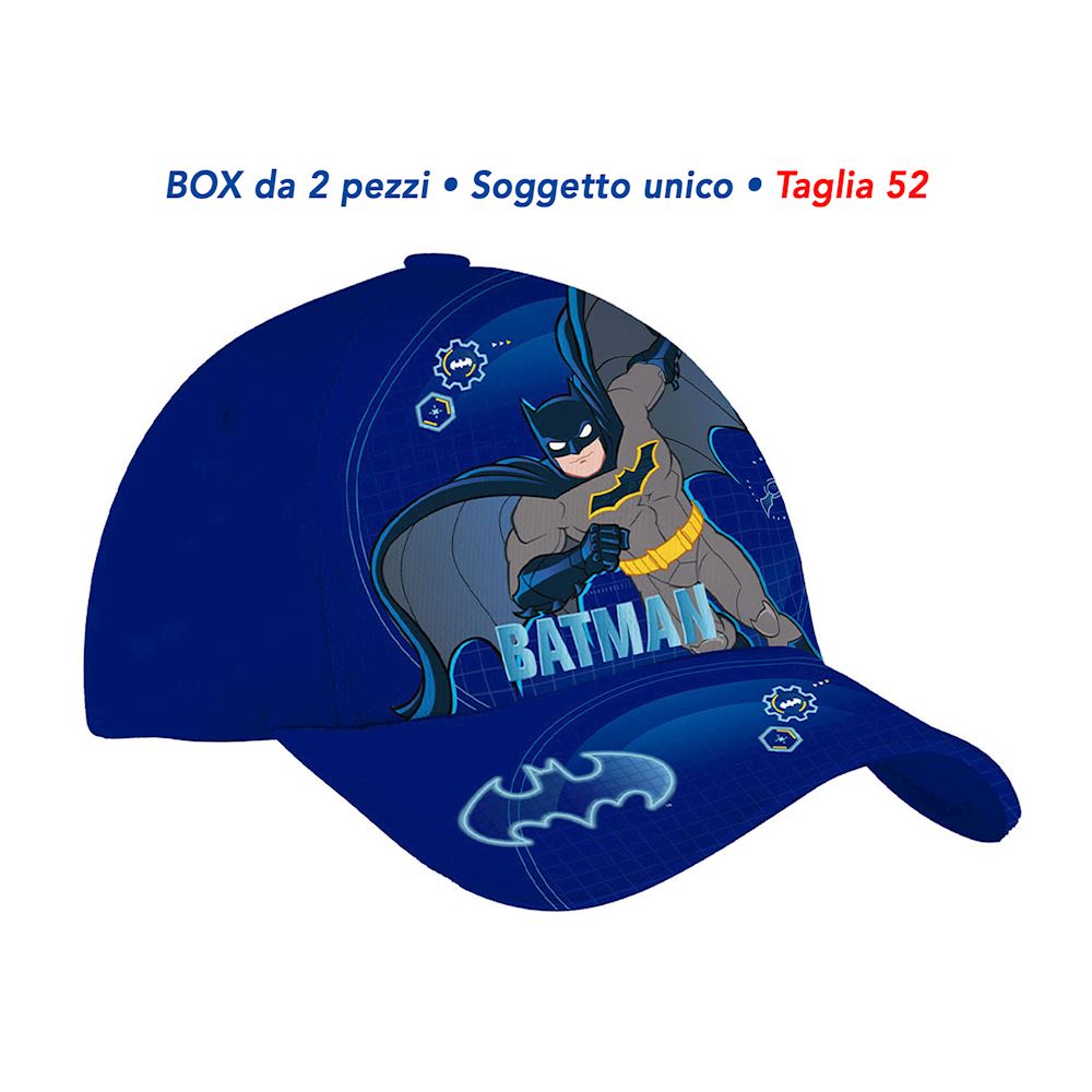 Cappello Batman - L04432 MC - Box 2pz. - Tgl. 52 - BATCAP2BOX2 Batman - Il  miglior negozio di t-shirt a San Marino shop online