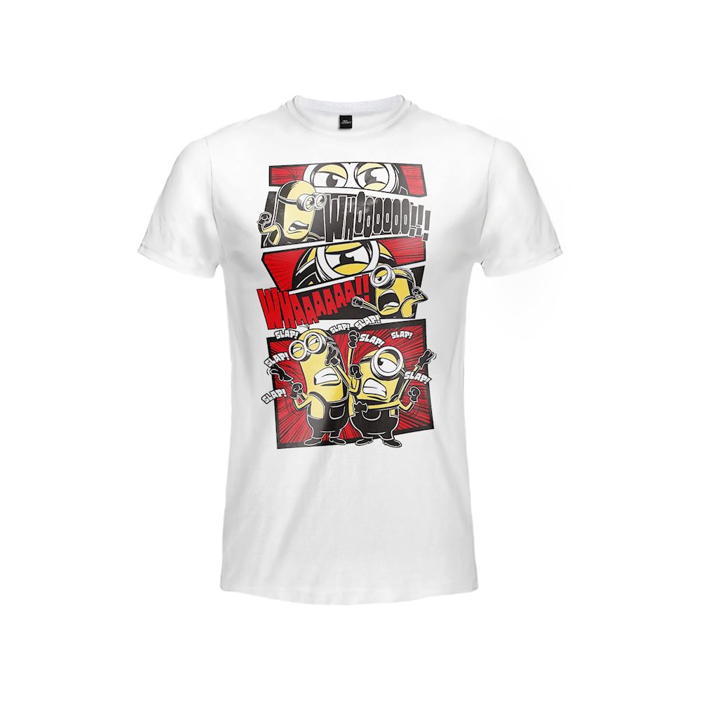 T-shirt originale Cattivissimo Me cod. CMFA.GI Minions Despicable Me faccia  Bob - TasTshirt - Abbigliamento e gadget ufficiali e personalizzati